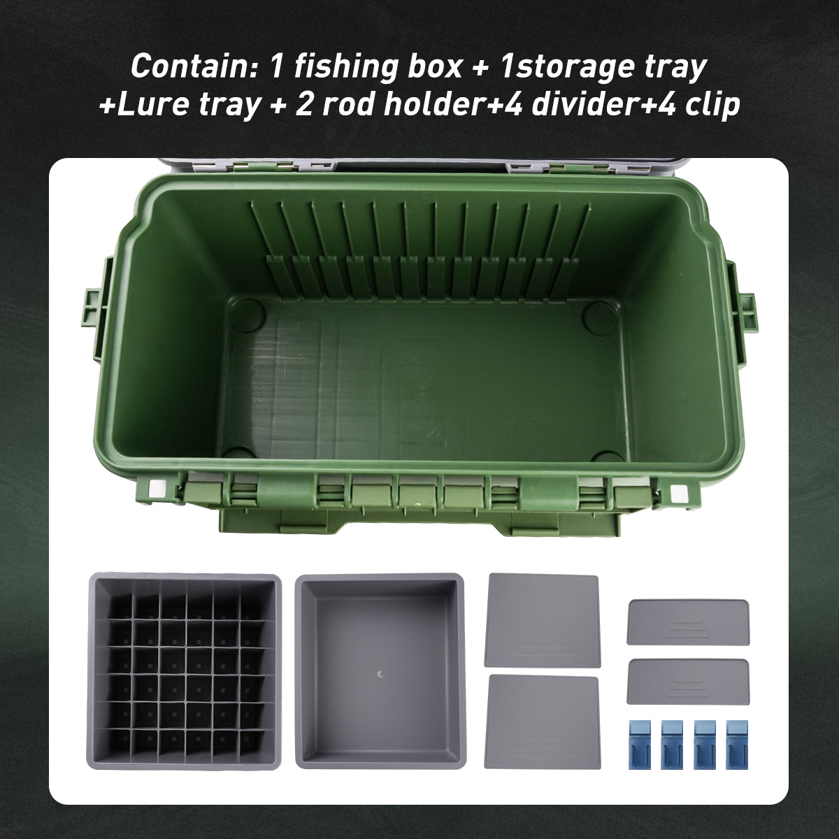 Multifunctional-Large-Capacity Fishing Toolbox